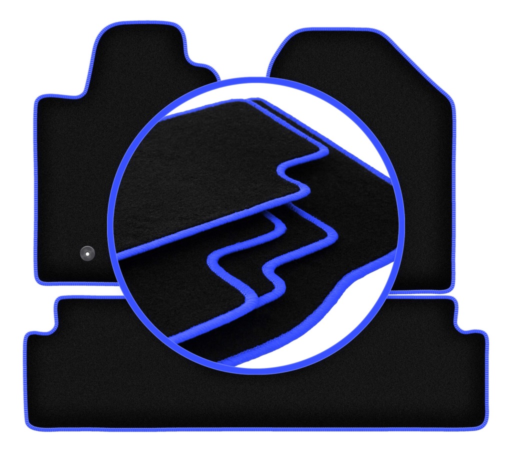 Koberce do auta Blue pro: Toyota Corolla Verso II minivan 2004-2009