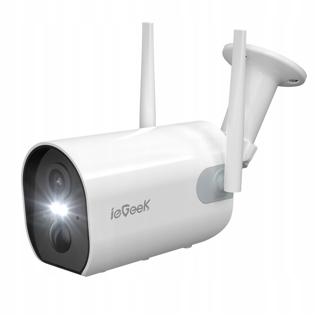 Venkovní Monitorovací Kamera Hd 2K Ip Wifi 3MPX S 5200MAH Akumulátor