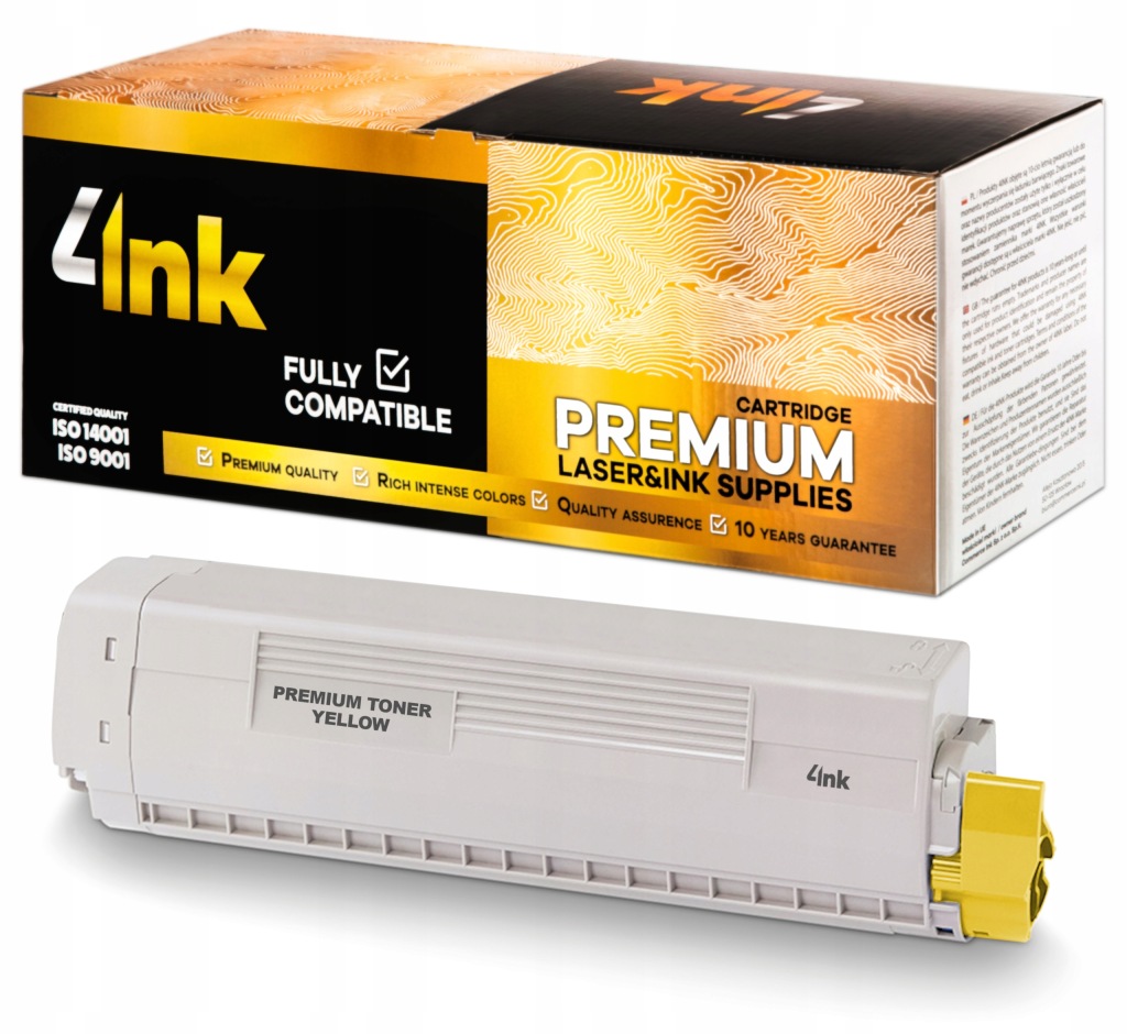 Toner Do Oki C610 C610N C610DN Žlutý
