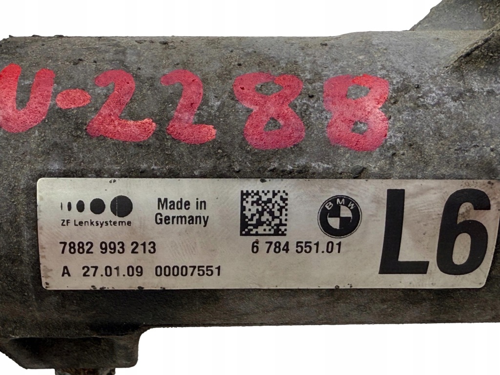 Bmw 5 E60 E63 3 E90 E92 Przekładnia Kierownicza Maglownica OE 7882993213 L6 — zdjęcie 3