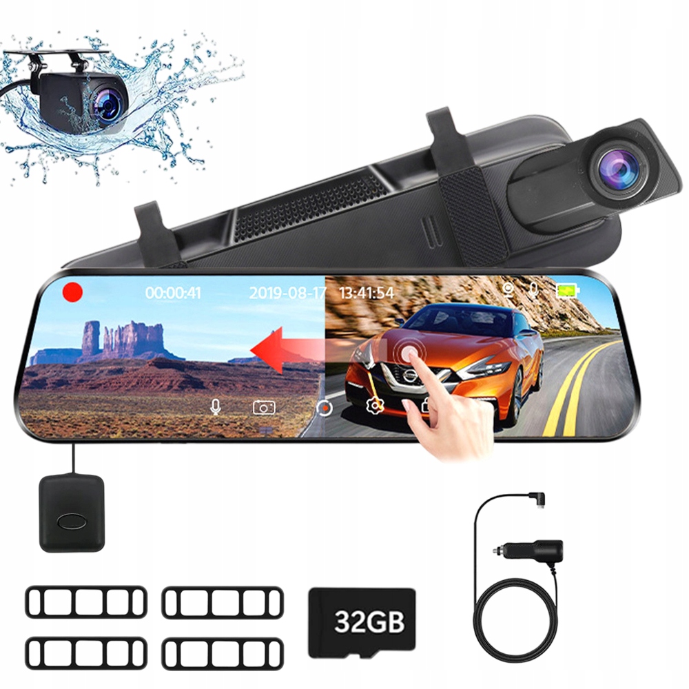 Kamera Automobilová Ips S Plnou Obrazovkou Videa 4K Aplikace Ovládání