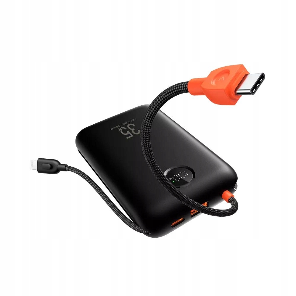 Veger powerbanka 20000 mAh s vestavěnými kabely typu C pro iPhone Pd Qc 35W