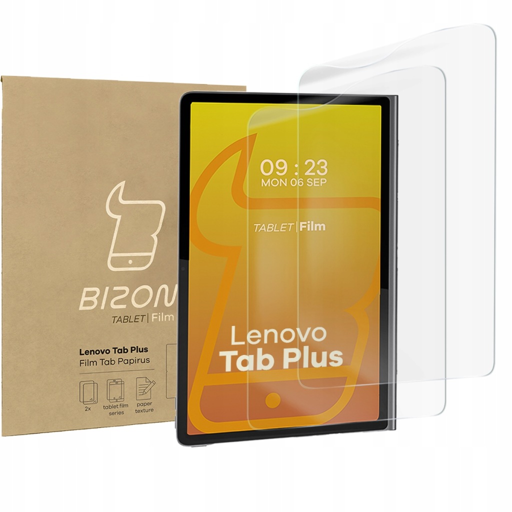 Fólie napodobující papír Bizon pro Lenovo Tab Plus 11.5" 2024, 2 ks