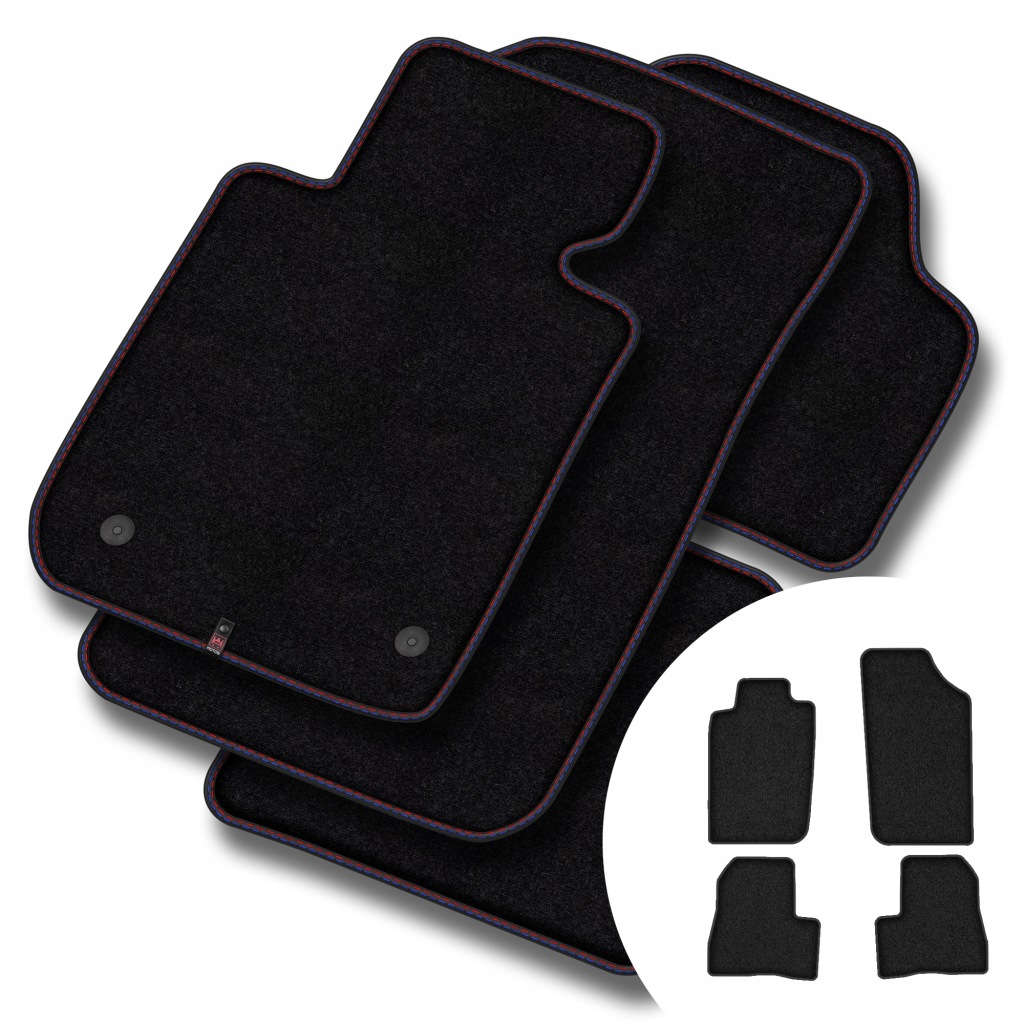 Velurové koberce Premium Peugeot 206 1998-2012