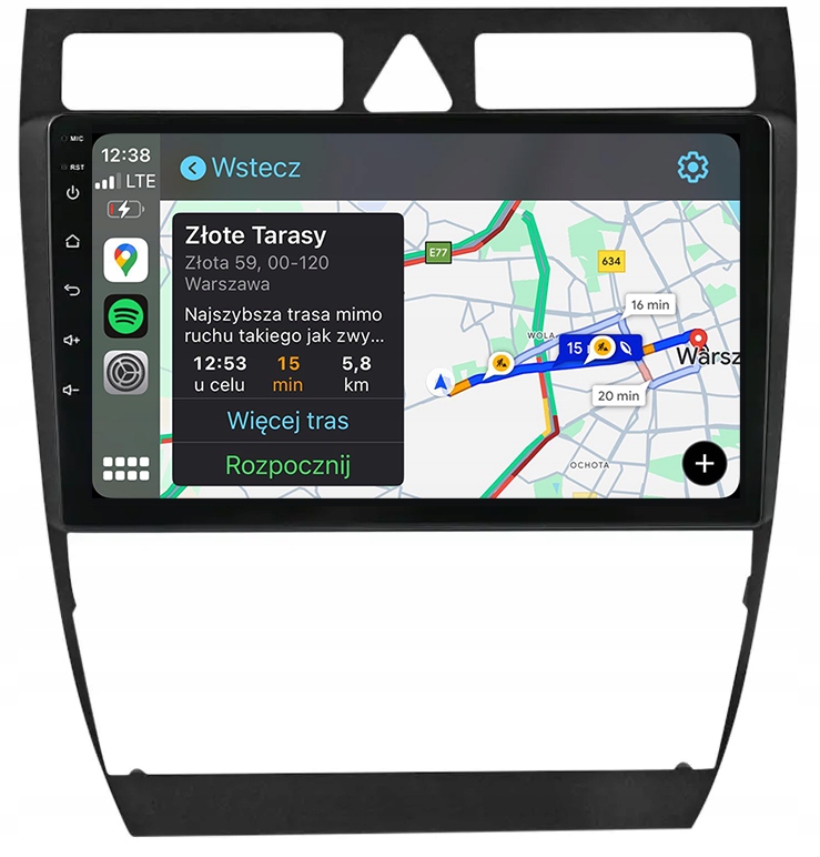 Audi A6 C5 Nejnovější Android Carplay Rádio Navigace