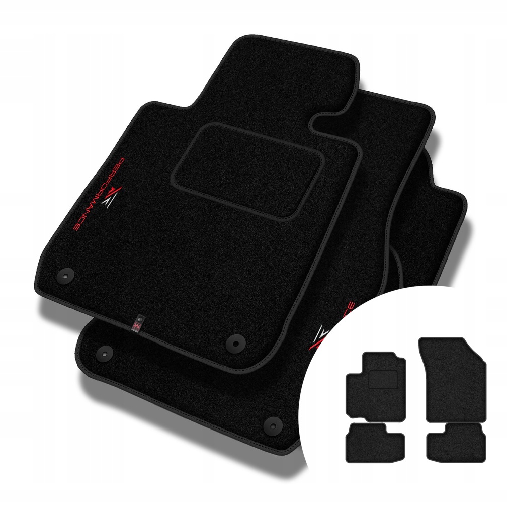 Velurové koberce Performance pro Opel Agila B 2008-2014