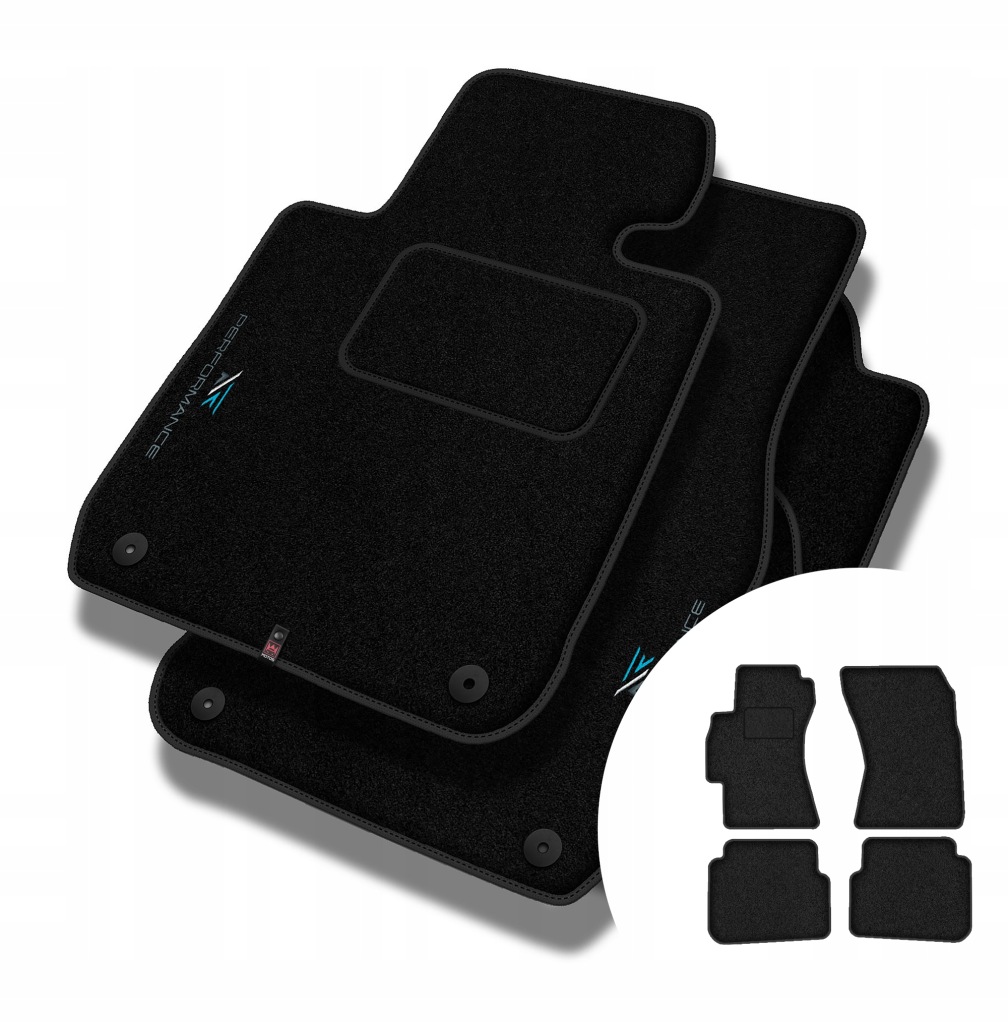 Velurové koberce Performance pro Subaru Impreza III Gh 2007-2011