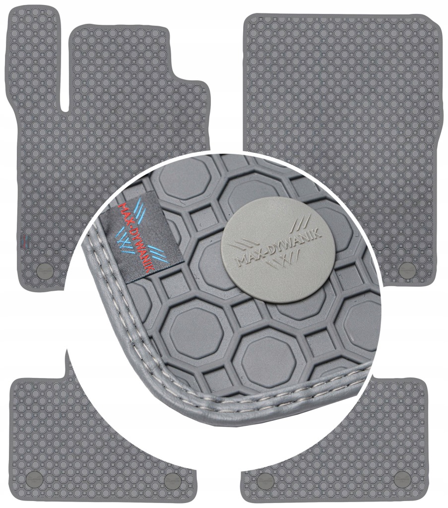 Mercedes Gle W166 2015-2019 Koberce Popielate