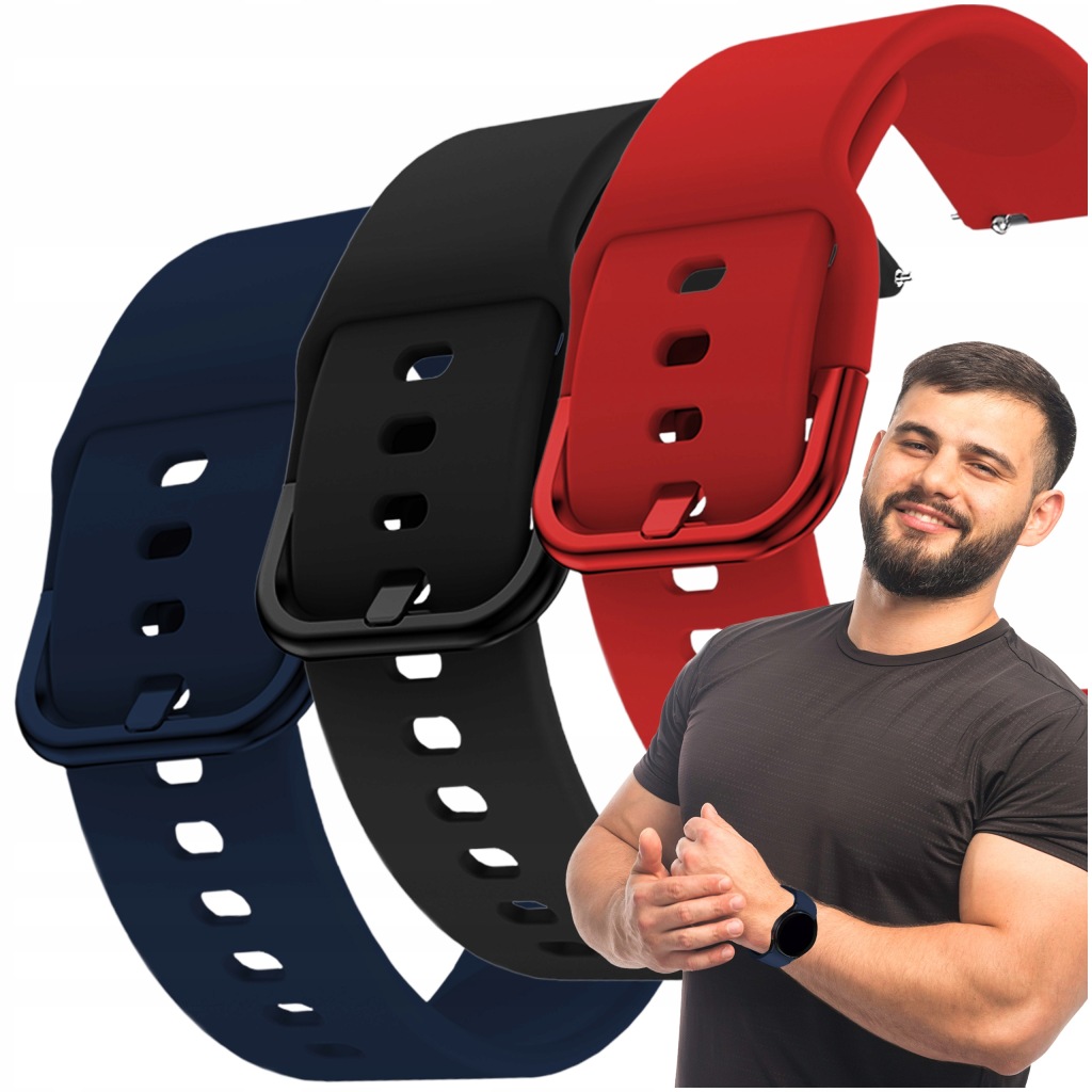 Zdjęcie okazji: Zestaw: 3x Pasek do Amazfit Gts 2 3 4 2e 42mm 2e Neo mibro lite air