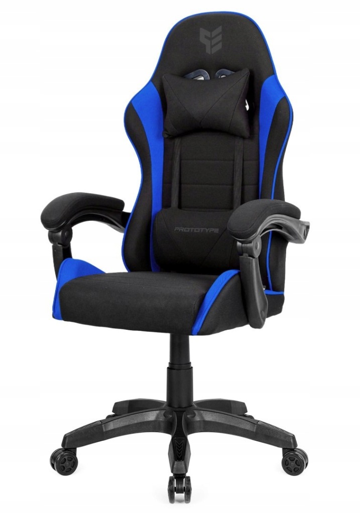 Herní otočná židle Hero Enzo Blue Fabric
