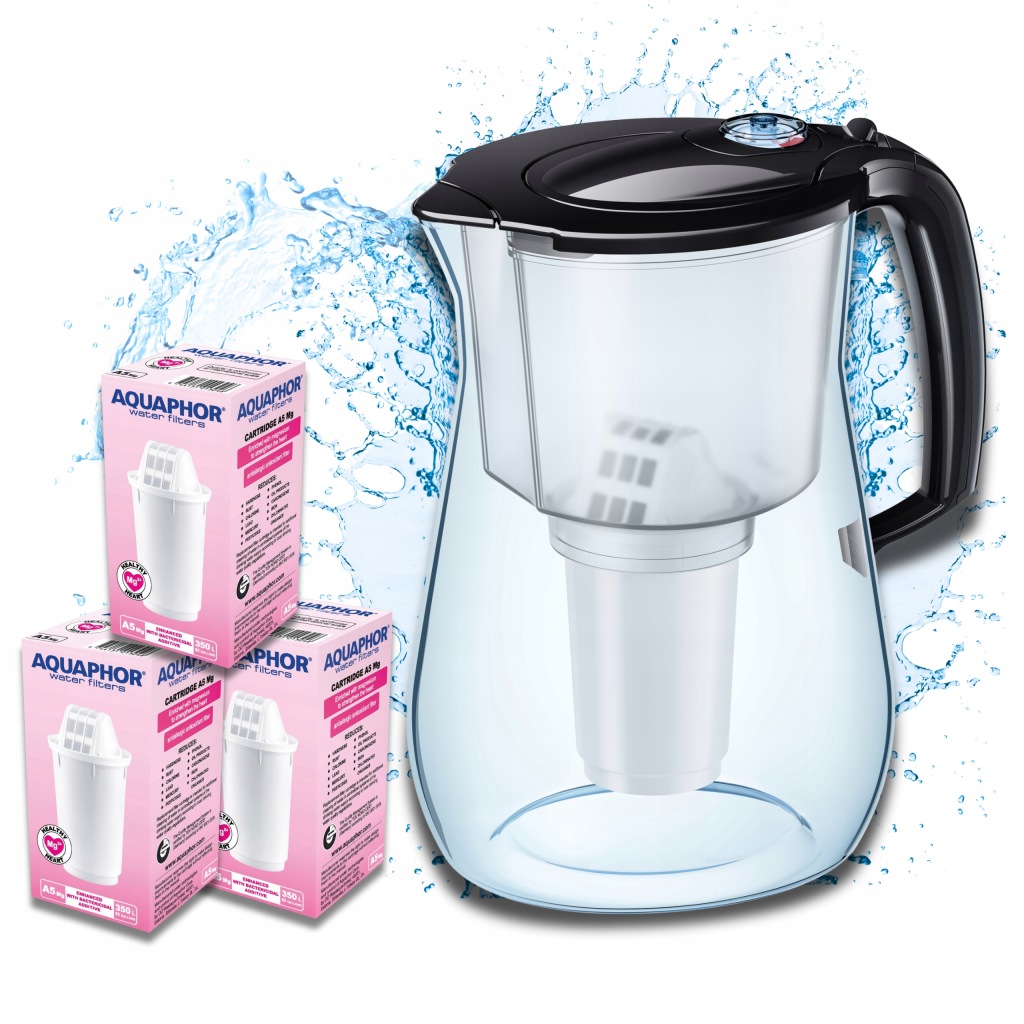 Filtrační konvice na vodu Aquaphor Provence 4,2 l 3 náplně A5 Mg2+ součástí balení