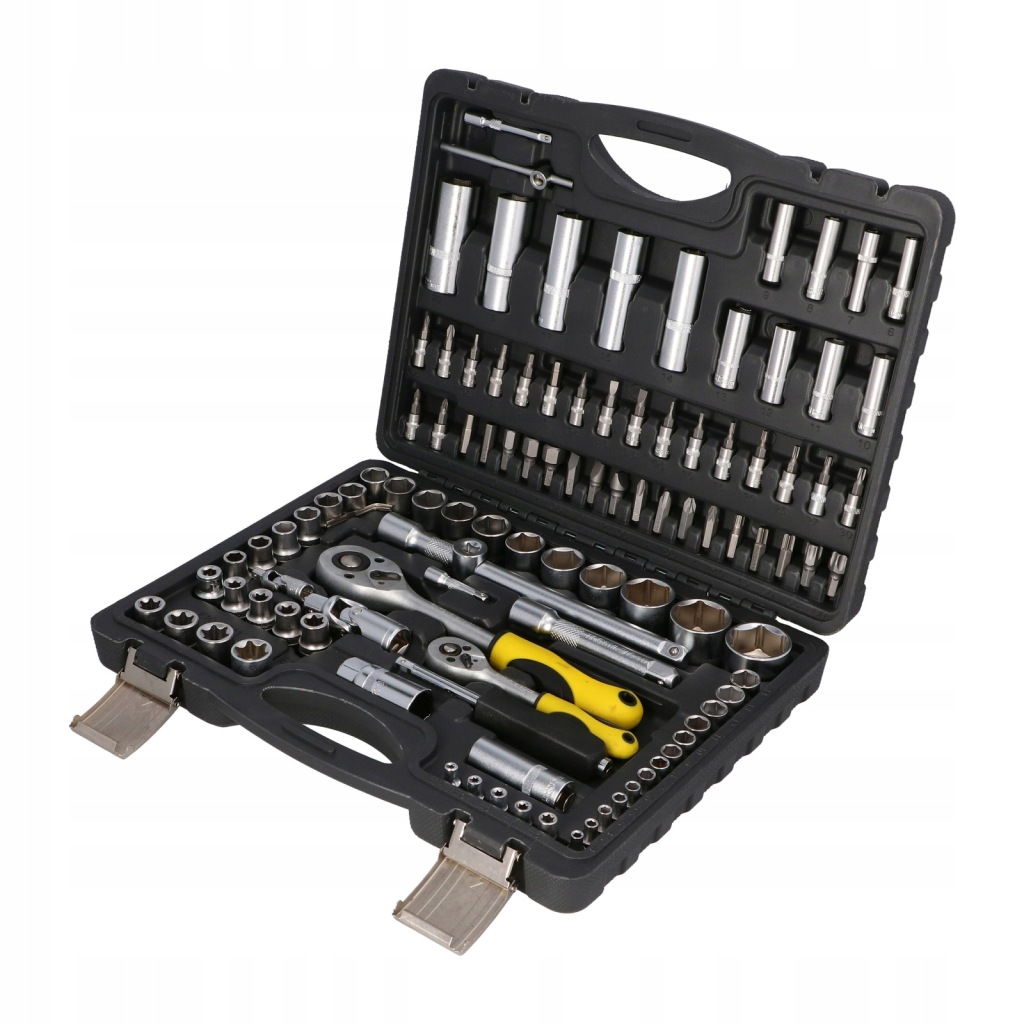 Brenar Nástrčné klíče 108 ks 1/2" & 1/4" Cr-v
