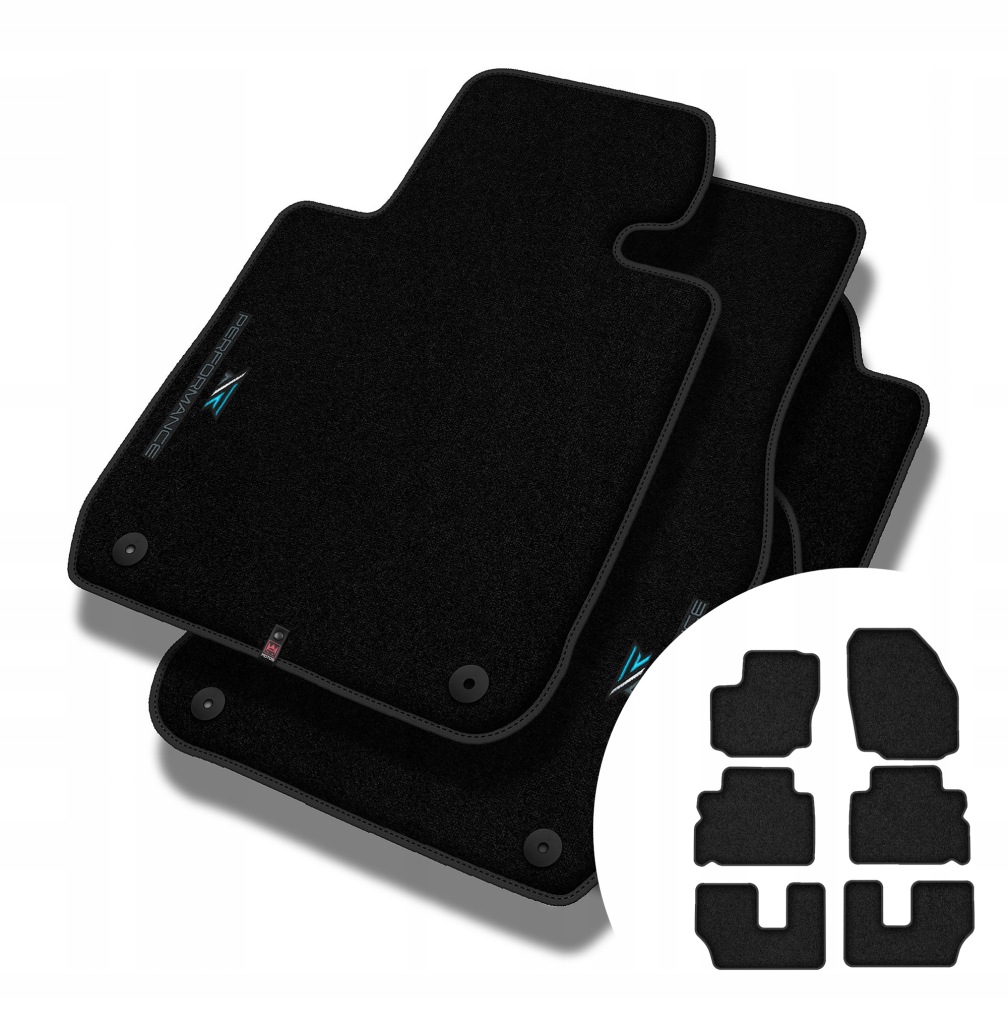 Velurové koberce Performance Premium pro Ford Galaxy II 2006-2015