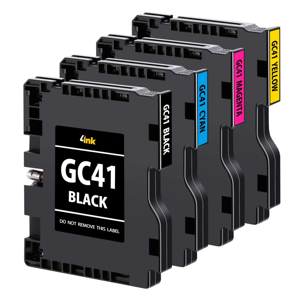 4x Tusz GC-41 XL Pro Tiskárnu Ricoh Sg 2100N 3100SNw 3110DN