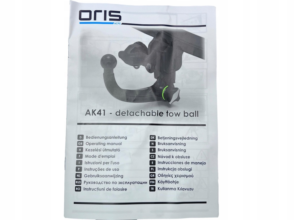 Bmw 5 G31 Nowy Oryginalny Hak Holowniczy Odpinany 9447406 Kompletny — zdjęcie 5