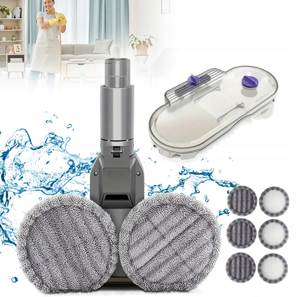 Elektrický Nástavec Pro Vysavače Dyson V7/V8/V10, Nástavec Na Mop Dyson