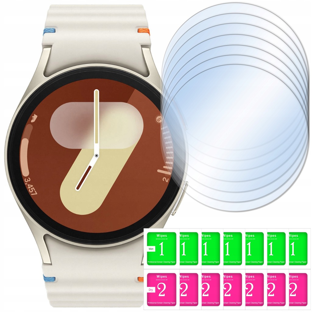 Zdjęcie okazji: 🛡️ HIT CENOWY! Pancerne Szkło 9H do Samsung Galaxy Watch7 40mm GPS. Zabezpiecz Swój Zegarek!