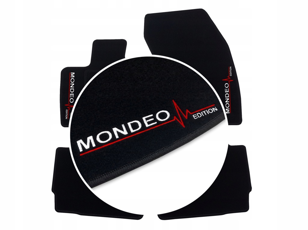 Koberce Stěrače Pro Ford Mondeo MK4 Fl (2010-2014) Polift, 2x Výšivka