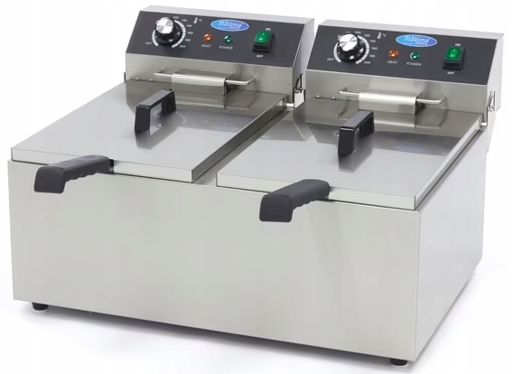 Profesionální fritéza 2 x 11 l Maxima 09365227