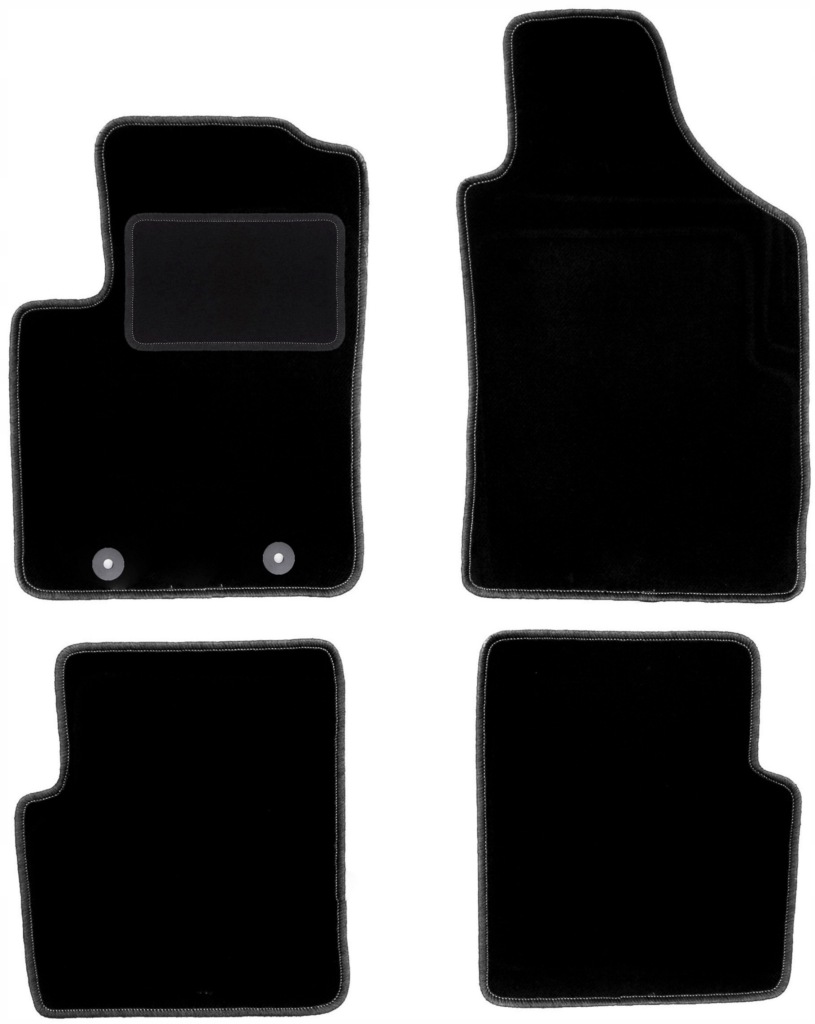 velurové autokoberce pro vůz Fiat 500 kabriolet, hatchback (2007-2013)