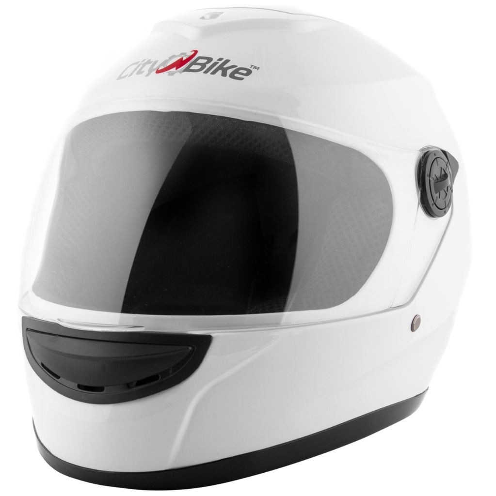 Zdjęcie okazji: Kask integralny zamknięty FullFace na motor motorower skuter quad Biały M