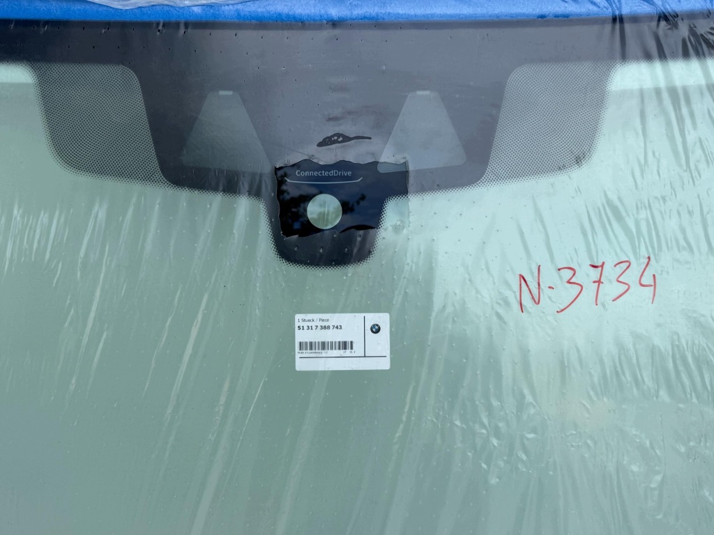 BMW 5 G30 G31 Szyba Czołowa Przednia Zielona Kafas CARLEX Nowa OE 7388743 — zdjęcie 3
