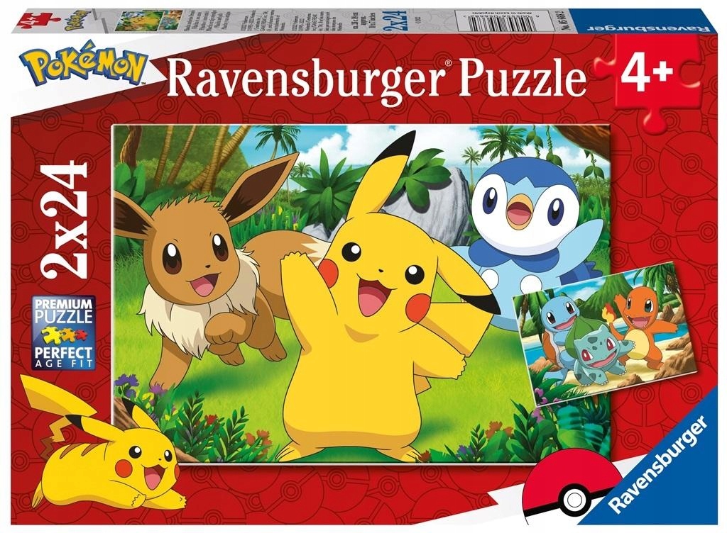 Relaxační Puzzle pro skládání Logická Hra Sada Puzzle Anime Pokemon