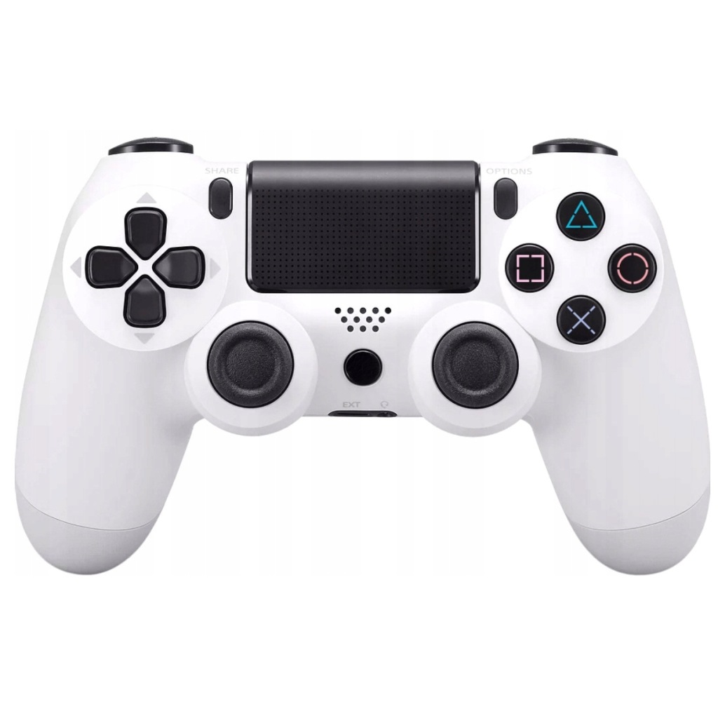 Bezdrátový Ovladač Pro PS4 Pad Doubleschock Vibrace Bílá Widow