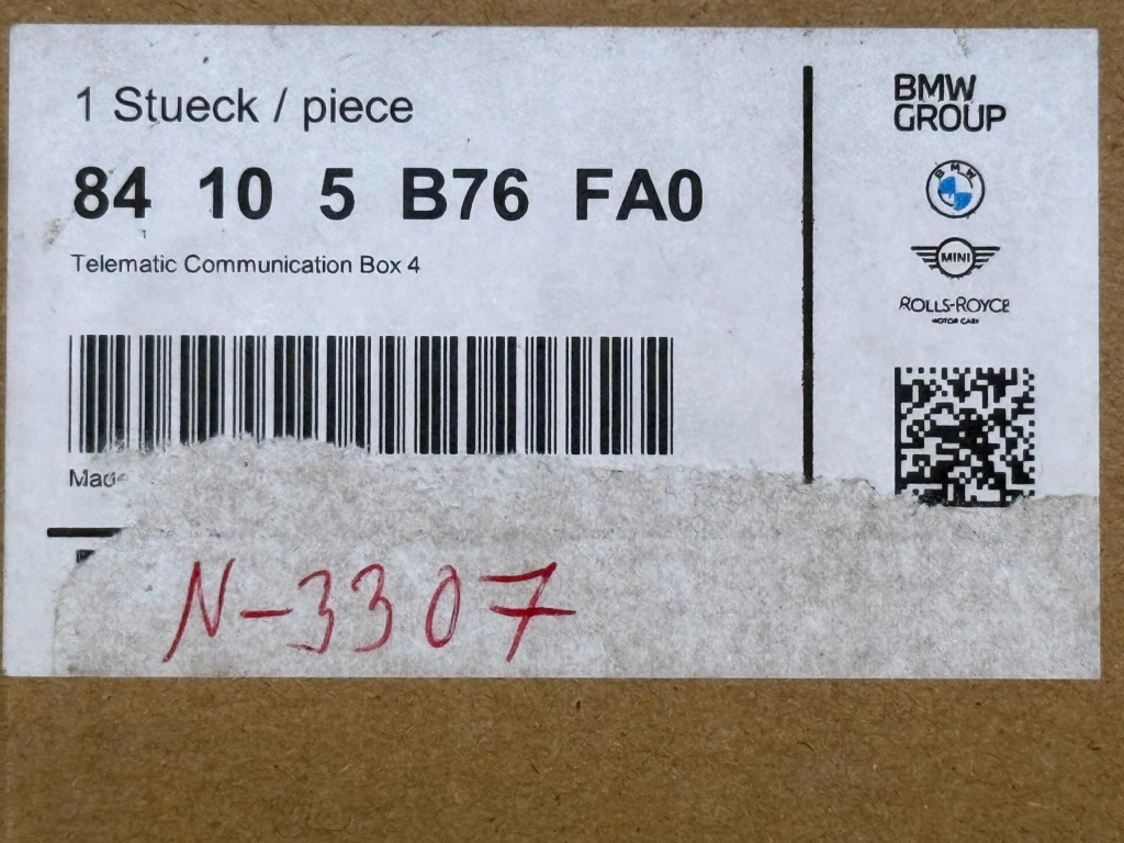BMW G26 G70 G05 U25 Sterownik Telematic Communication Box 4 Nowy OE 5B76FA0 — zdjęcie 6