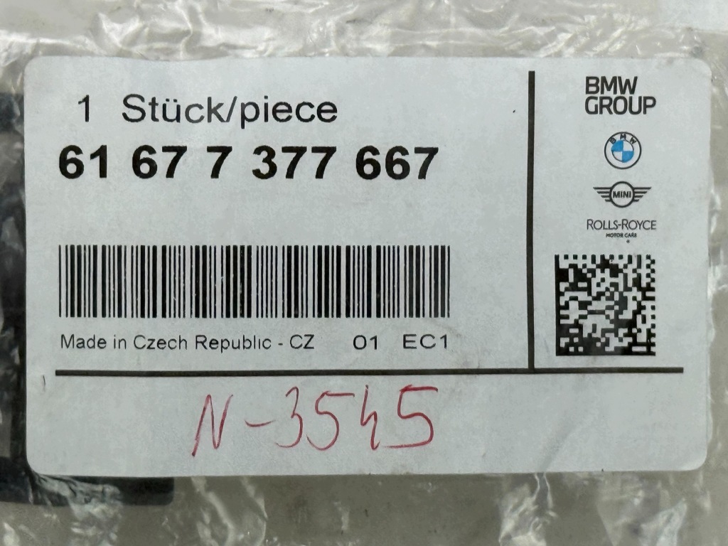 BMW 5 F07 GT F10 F11 Dysza Spryskiwacza Lewa Nowa OE 7377667 — zdjęcie 5