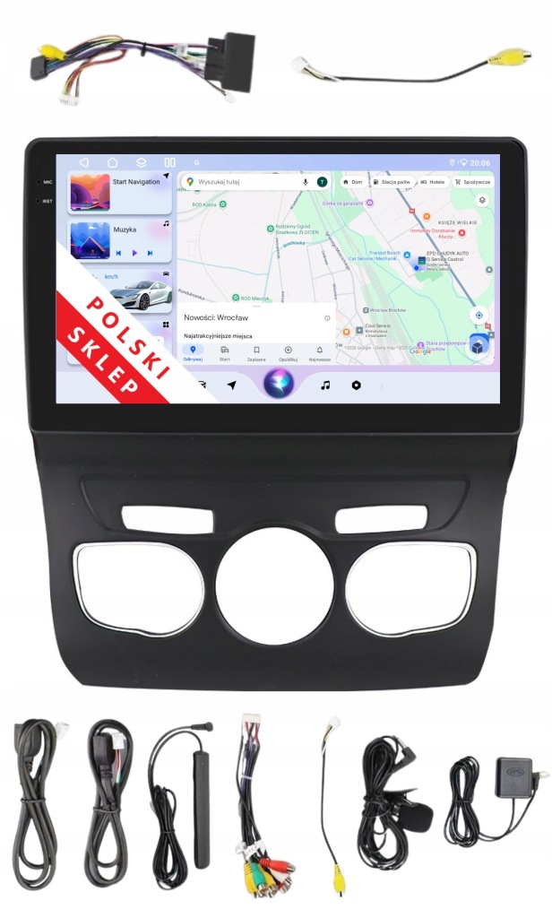 Rádio 2DIN Navigace Android Citroen C4 II 2 Dsp 6/128 Gb Carplay Lte