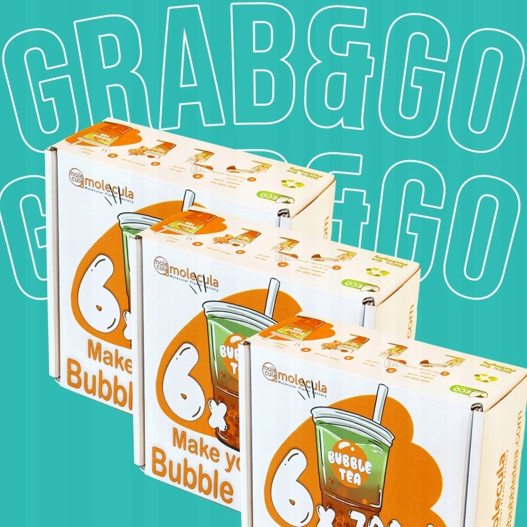 Bubble Tea rinkinys – dovanai – 6 porc. – kokteiliams