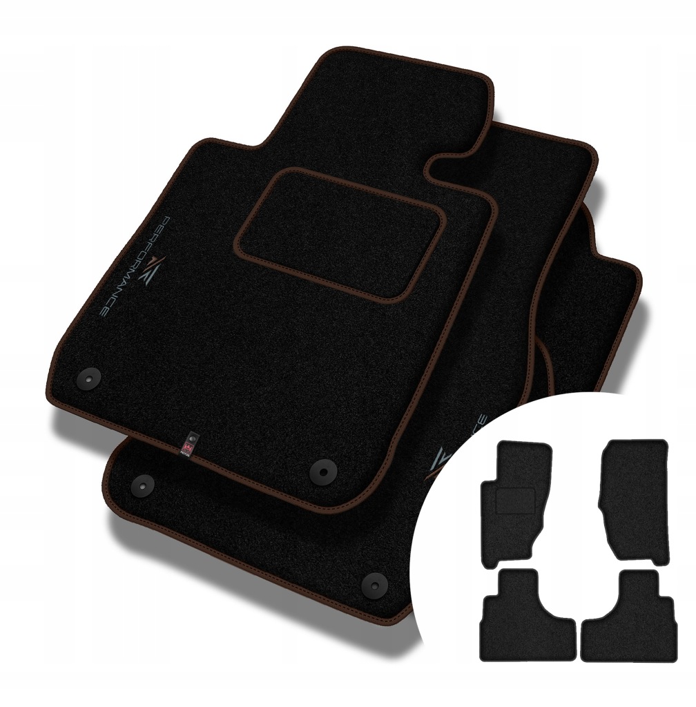 Velurové koberce Performance pro Jeep Cherokee III (kj) 2001-2007