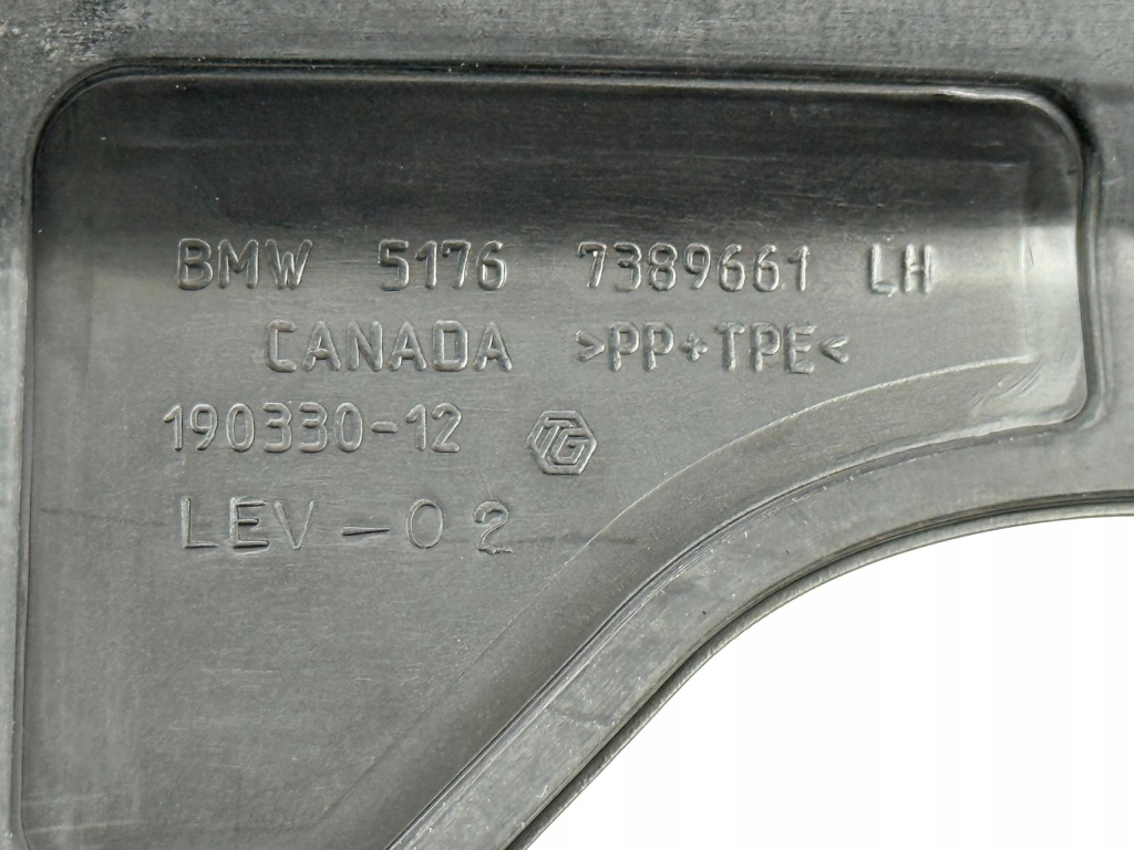 BMW X5 F15 F85 Osłona Uszczelka Słupka A Drzwi Lewych Przód Nowa OE 7389661 — zdjęcie 6