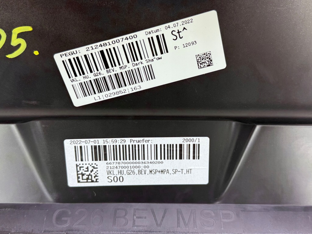 BMW 4 G26 Dyfuzor Tylny Tył Dokładka Zderzaka M-Pakiet Nowy 51128096492 — zdjęcie 6