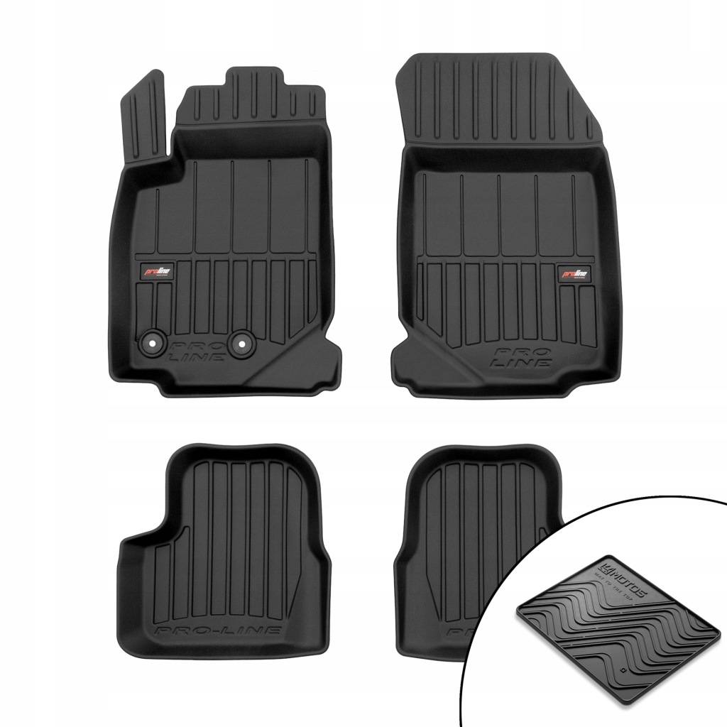 3D gumové koberce Jeep Avenger od roku 2023 rohož bonus