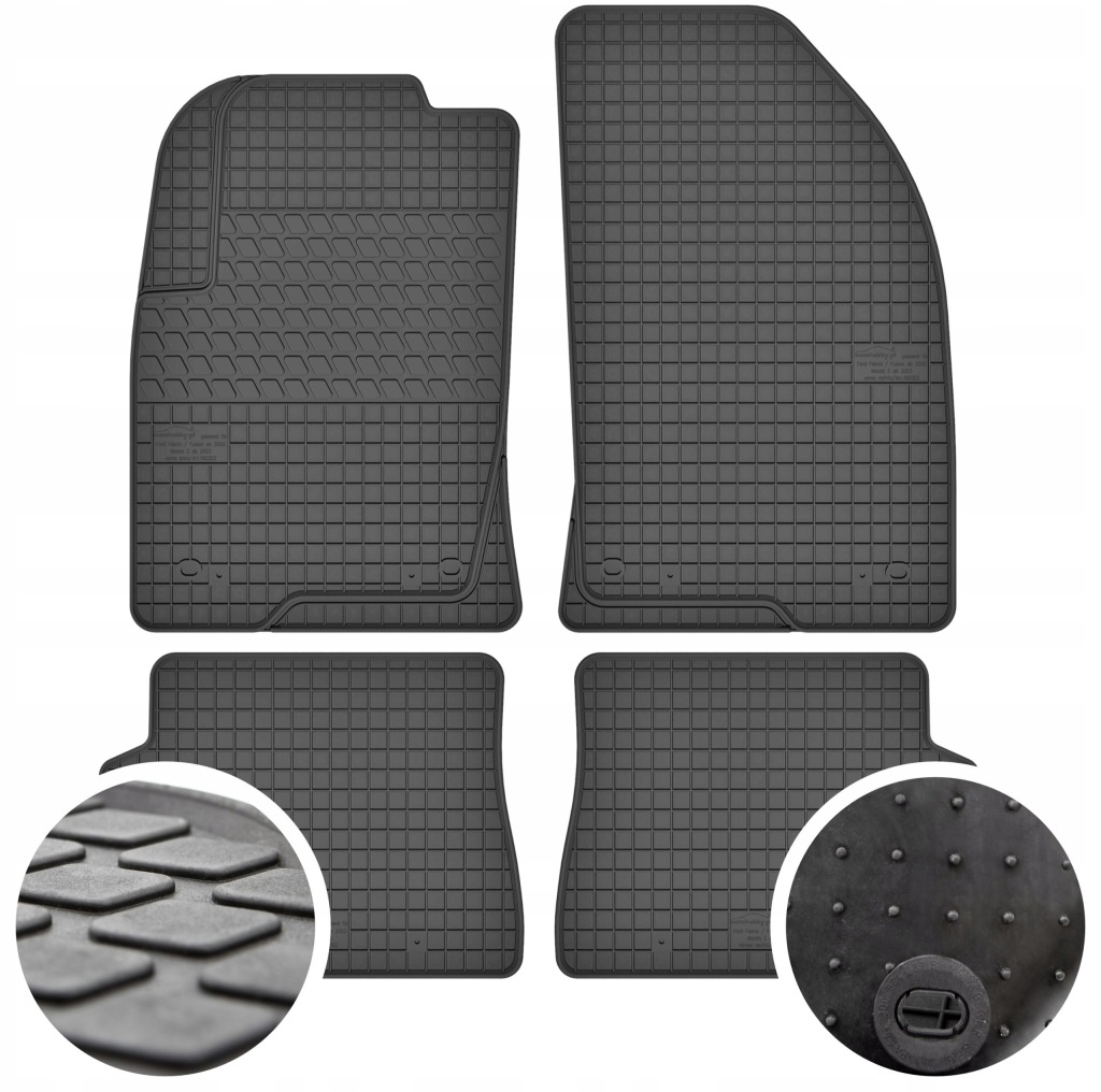 Gumové Koberce pro Ford Fiesta MK6 2002-2008 4ks