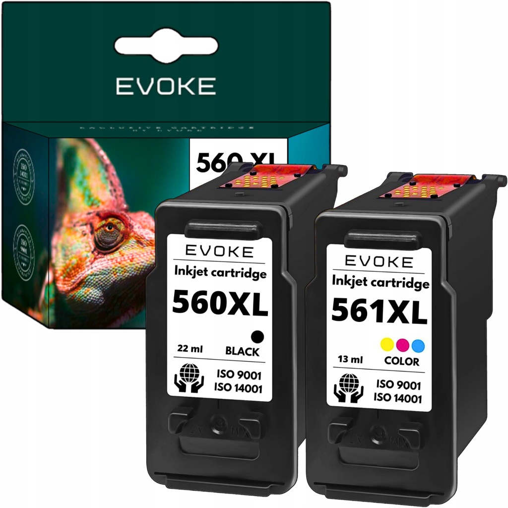Inkoust pro Canon PG560 černý CL561 barva XL Zvětšená Kapacita Náplní