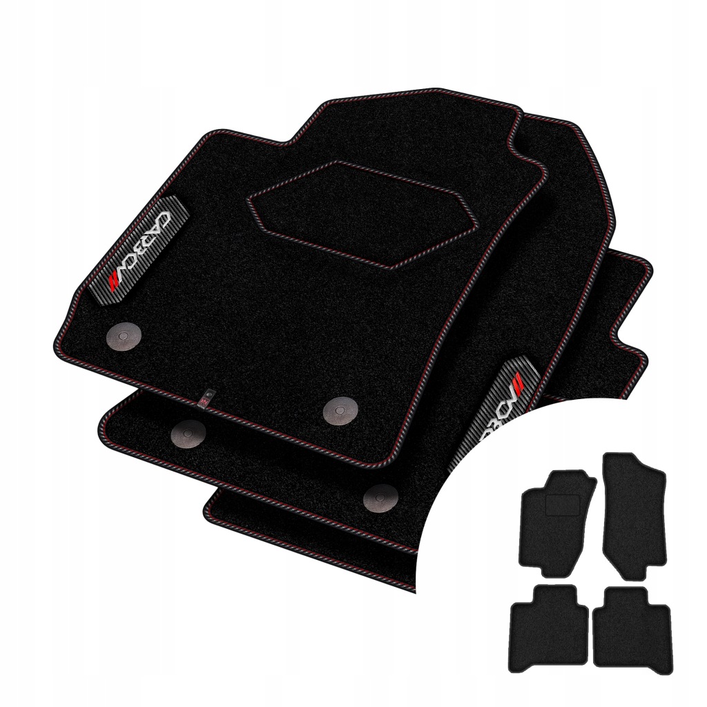 Velurové koberce Carbon pro Alfa Romeo 145 1994-2000