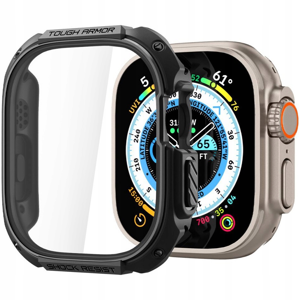 Pouzdro sklo 9H Spigen pro Apple Watch Ultra 49 mm
