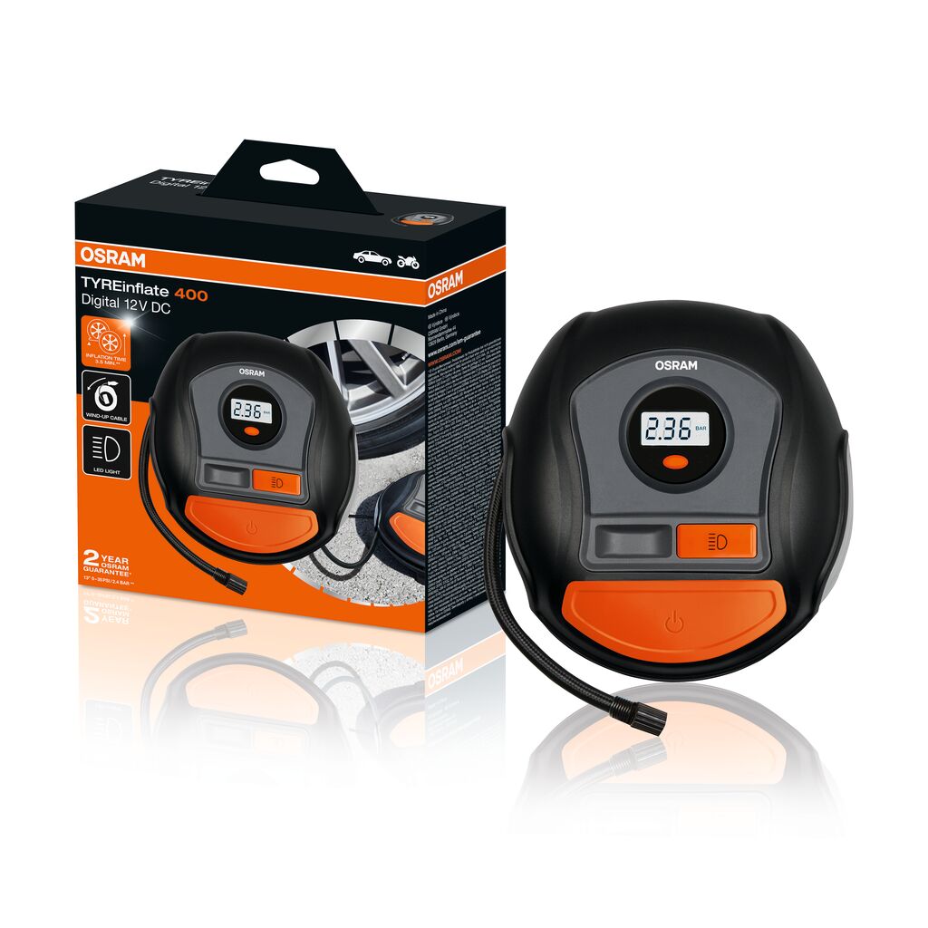 Osram Kompresor pro cyklistické pneumatiky, míče a další foukače automobilů