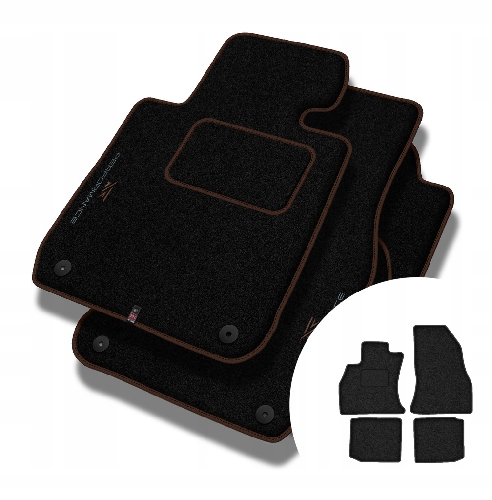 Velurové koberce Performance pro Fiat 500L od roku 2012