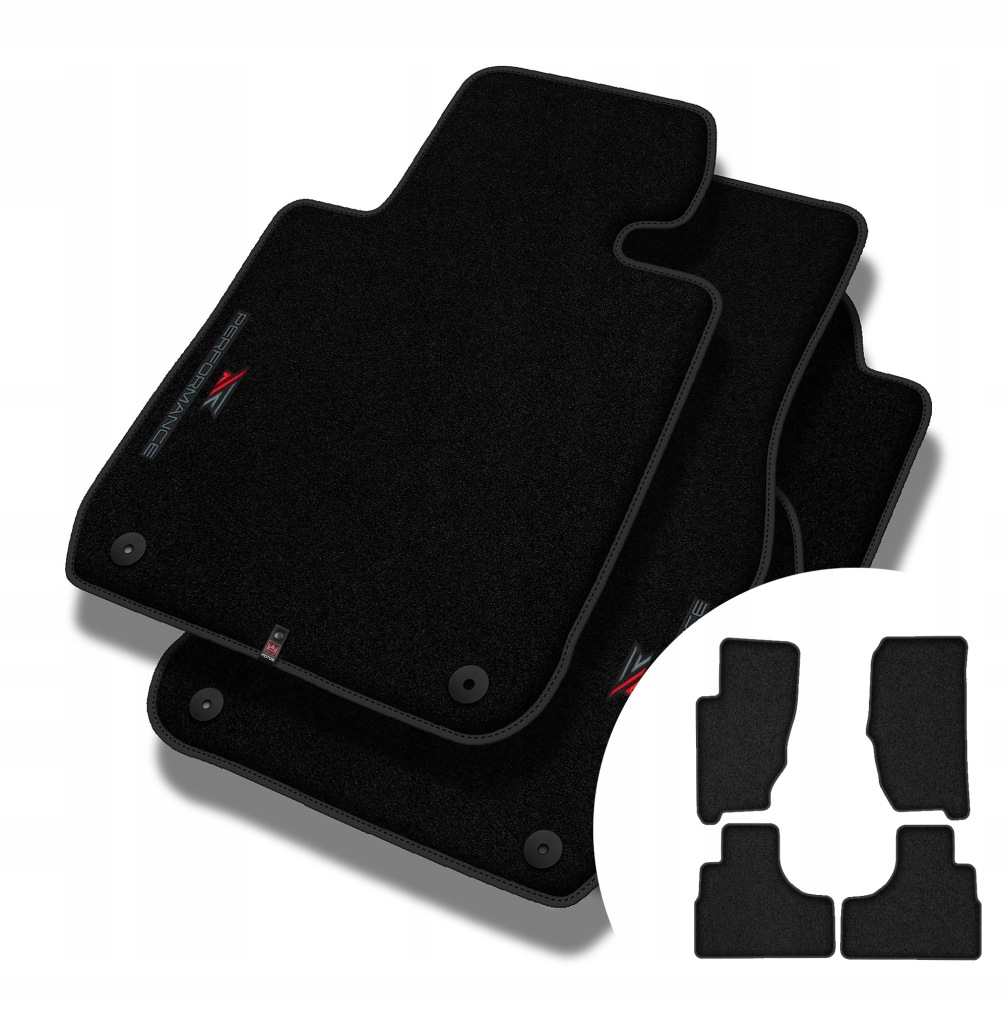 Velurové koberce Performance pro Jeep Cherokee III (kj) 2001-2007