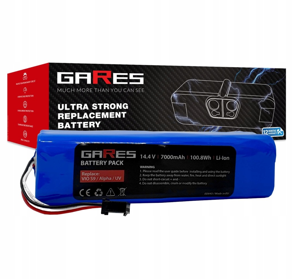 Baterie Akumulátor pro Roidmi Eve Plus 14,4V 7Ah