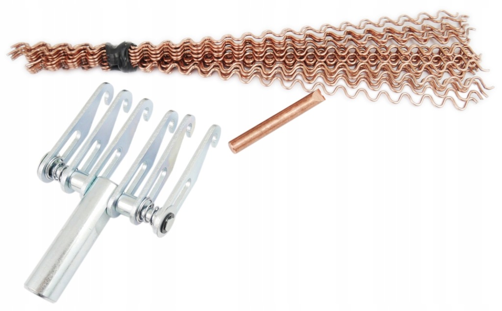 Vlnitý Drát 25ks 320mm Špon 6 hákový 4mm Elektroda vlnitého drátu 10mm