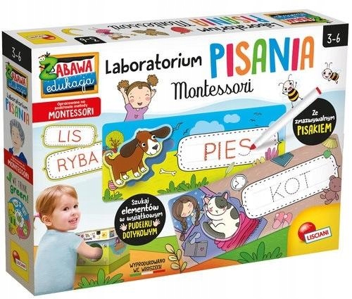 Hračka Pro Chlapce Dárek Montessori Laboratoř psaní Solidní