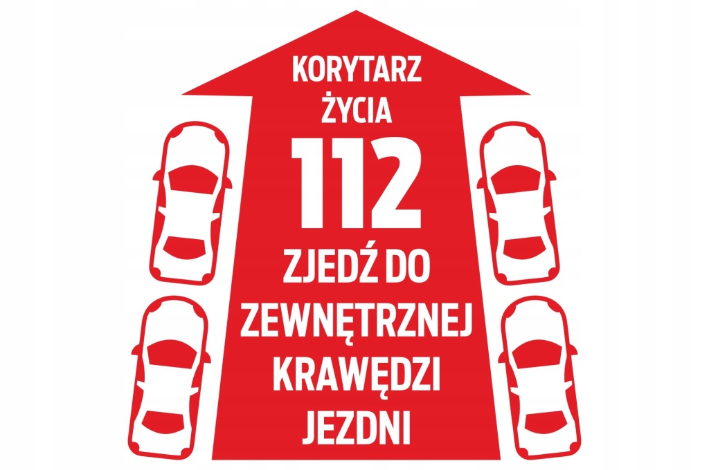 Samolepky na auta hasičů Chodba Života odraz 87x87 cm