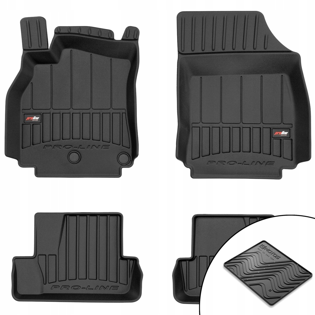 Gumové 3D koberce Renault Megane III 2008-2016 rohož bonus