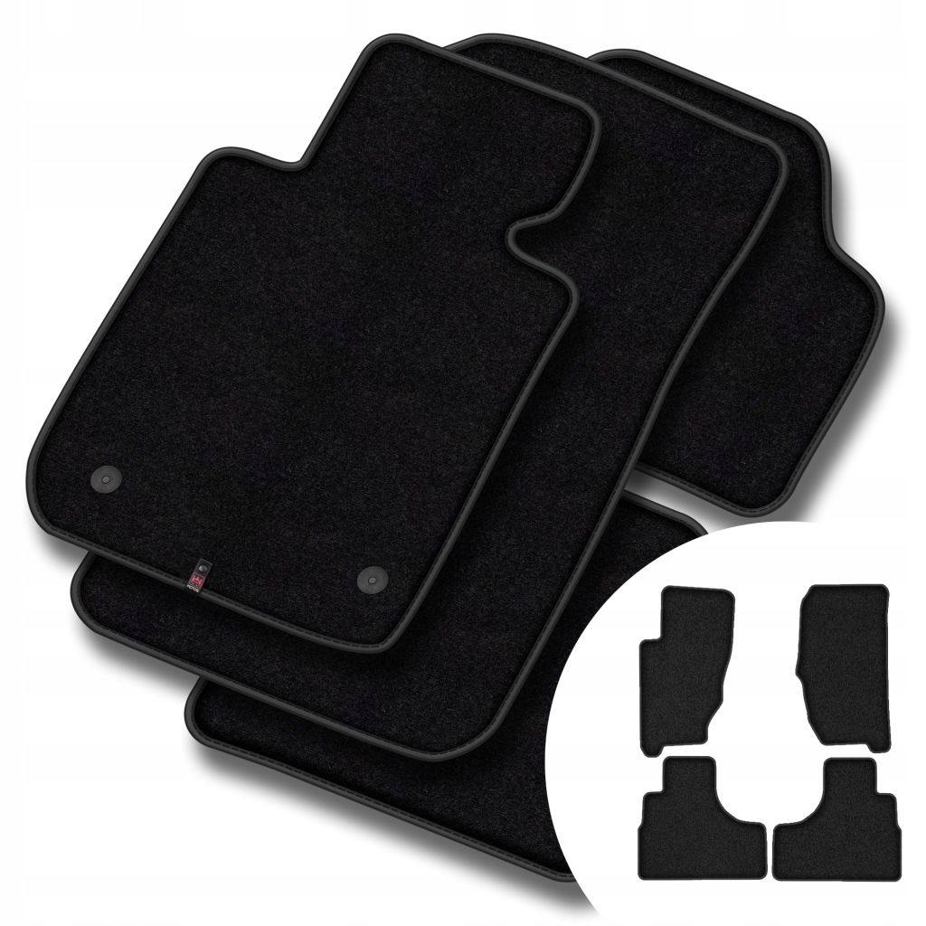 Velurové koberce Premium pro Jeep Cherokee III (kj) 2001-2007