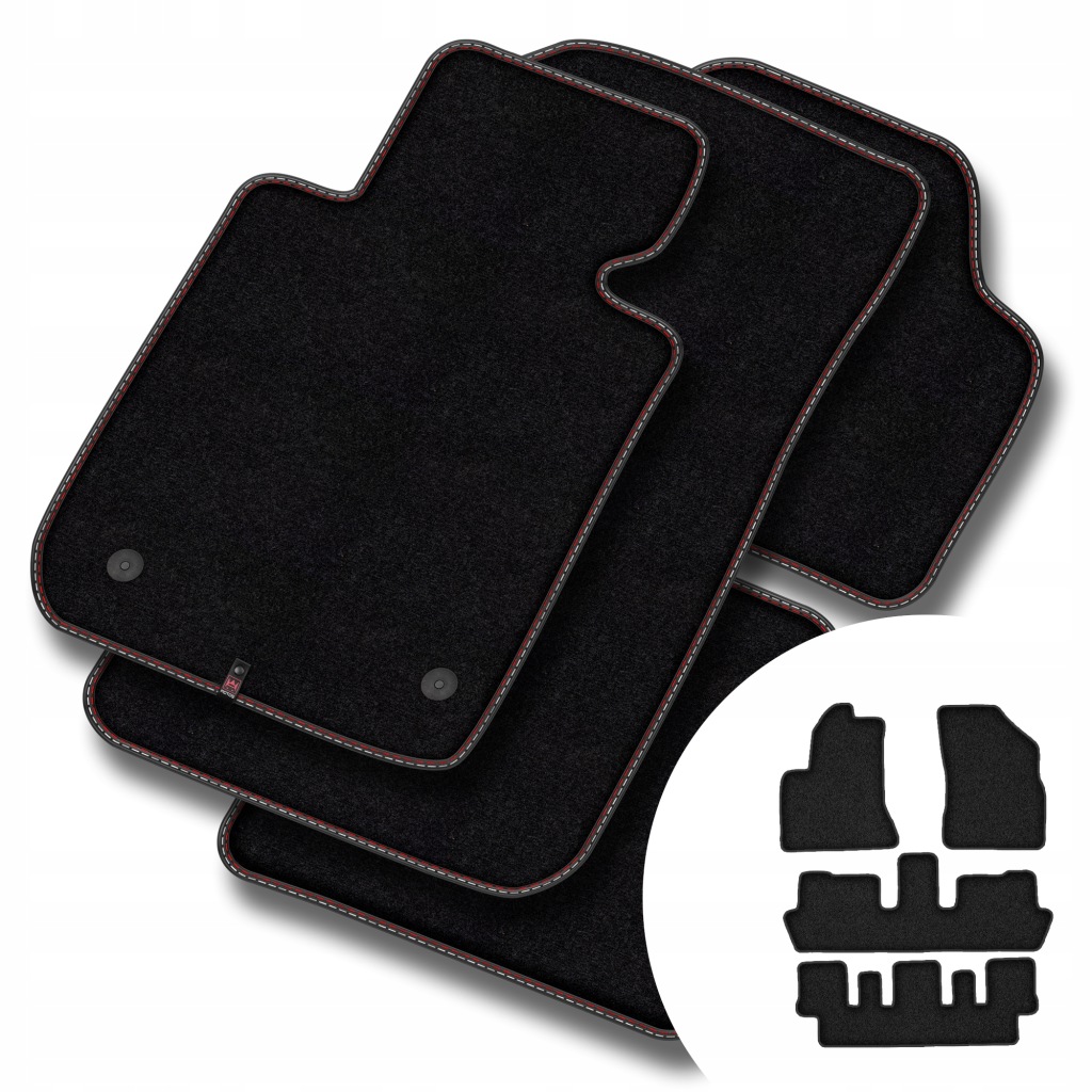 Velurové koberce Premium pro Citroen C4 Grand Picasso I 2006-2012